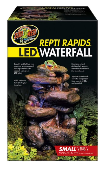 Zoo Med Repti Rapids LED Waterfall Small Rock（メーカー画像）