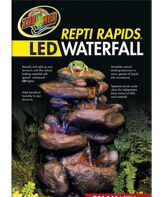 Repti Rapids&reg; LED Waterfall – Small Rock