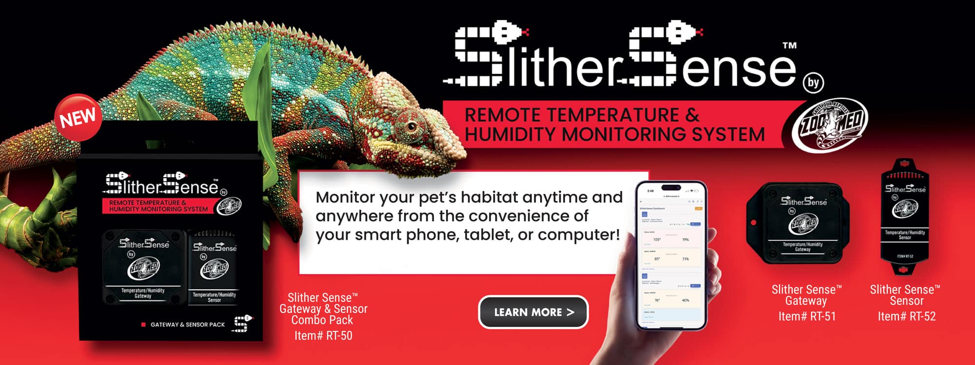 SlitherSense Remote Temperature & Humidity Monitoring System